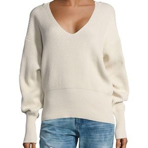 FINAL DROP  ! FREE PEOPLE  Cable Sweatshirt